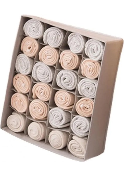 Mavi 7hücre Stili Saklama Kutusu Çekmece Tarzı Büyük Kapasiteli Küflenmez Dokumasız Kumaş Bölmeli Saklama Kutusu Yurt Çekmece Organizatör (Yurt Dışından) fırsatları