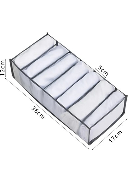 7 Izgara Gri S Stili Iç Çamaşırı Organizatörü Giysi Dolapları Kutu Dolap Odası Organizatörleri Katlanabilir Çekmece Ev Organizasyonu ve Depolama Yatak Odası Rafı#ww (Yurt Dışından) fiyatları