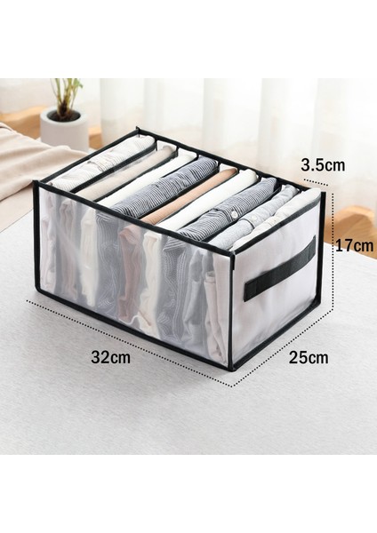 Mavi Stil Dolap Organizatör Iç Çamaşırı Çorap Ev Kabine Bölücü Saklama Kutusu Giysiler Için Depolama Organizatör Katlanabilir Çekmece Organizatör (Yurt Dışından) fiyatları
