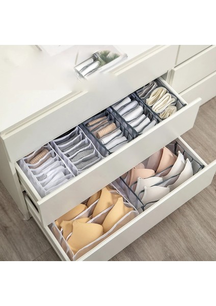 Beyaz 11 Izgara Stili 1 Adet Iç Çamaşırı Sutyen Çorap Külot Saklama Kutusu Dolabı Fg Dolap Klozet Dolabı Ev Çekmece Bölmesi Yerden Tasarruf (Yurt Dışından) fırsatları