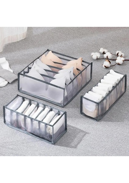 Beyaz 11 Izgara Stili Izgaralar Iç Çamaşırı Çorap Sütyen Ayırıcı Saklama Kutusu Dolap Çekmece Düzenleyici (Yurt Dışından) fiyatları