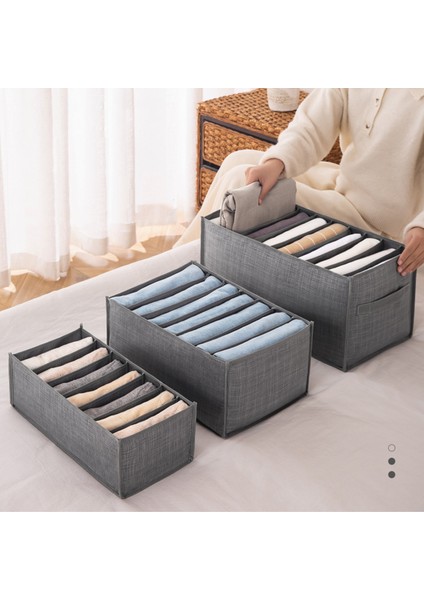S 7grids Style Kot Bölmesi Saklama Kutusu Dolap Organizatör Giysi Ayırma Kutusu Pantolon Çekmece Bölücü Depolama Iç Çamaşırı Sutyen Organizatör Yeni (Yurt Dışından) indirimleri