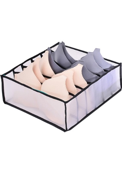 Siyah 6 Izgara Stili Izgara Iç Çamaşırı Sütyen Çorap Saklama Kutuları Dolap Organizatörleri Dolap Dolap Ev Düzenleme Çekmece Bölücü Yatakhane (Yurt Dışından) fiyatları