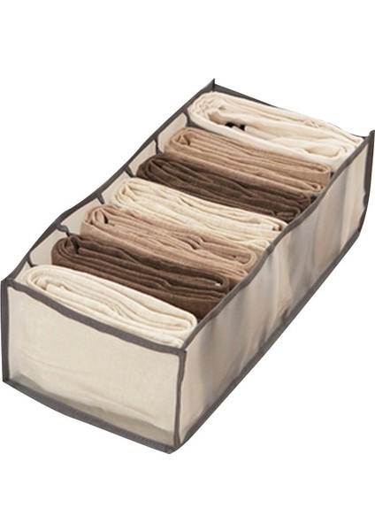 Tayt 7grids Tarzı Gri Iç Çamaşırı Sutyen Organizatör Saklama Kutusu Çekmece Dolap Organizatörleri Bölücü Kutular Yurt Iç Çamaşırı Çorap Kot Tayt T-Shirt (Yurt Dışından)