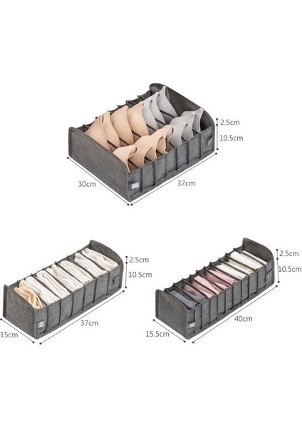 Pembe-11 Izgara Stili Iç Çamaşırı Sutyen Organizatör Saklama Kutusu 4 Renk Çekmece Organizatörleri Kutuları Çok Boyutlu Iç Çamaşırı Atkı Çorap Katlanır Organizatör (Yurt Dışından) indirimleri