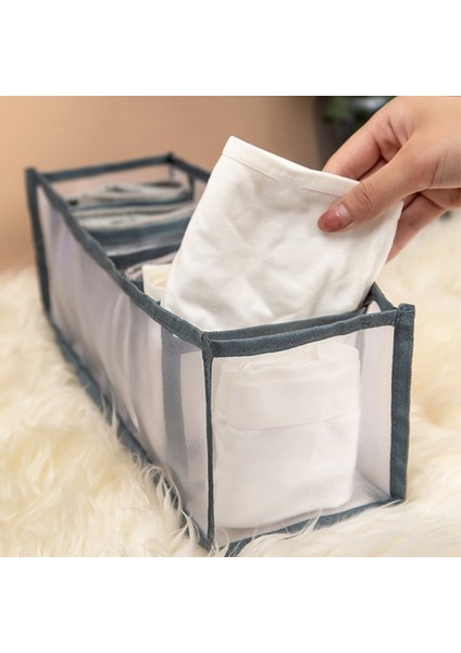 7 Izgaralı Siyah Stil Iç Çamaşırı Sutyen Organizatör Saklama Kutusu Çekmece Dolap Organizatörleri Iç Çamaşırı Atkılar Için Bölücü Kutular Çorap Sutyen 6 Renk Organizador (Yurt Dışından) fırsatları