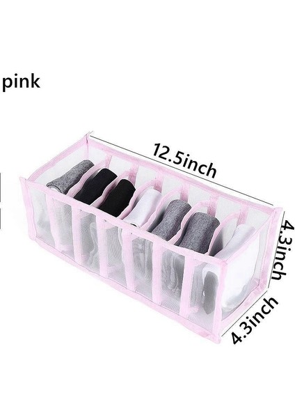 SN0349 Stili Iç Çamaşırı Saklama Kutusu Katlanabilir Çekmece Organizatör Iç Çamaşırı Çorap Şort Sutyen Ev Dolabı Giysi Organizatörleri Yıkanabilir (Yurt Dışından) fiyatları