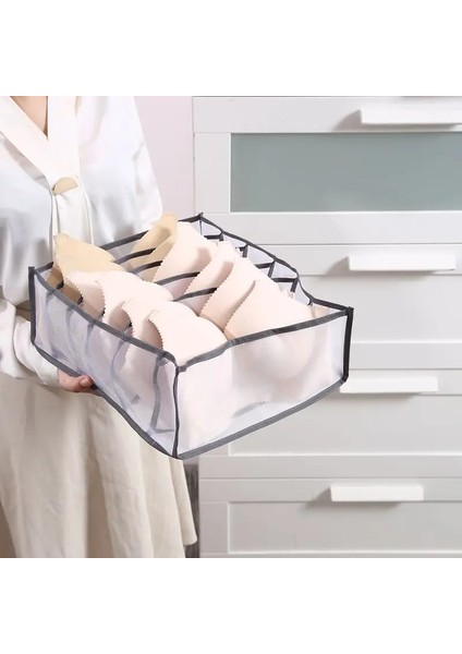 SN0349 Stili Iç Çamaşırı Saklama Kutusu Katlanabilir Çekmece Organizatör Iç Çamaşırı Çorap Şort Sutyen Ev Dolabı Giysi Organizatörleri Yıkanabilir (Yurt Dışından) fırsatları