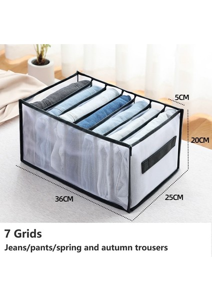 Gömlek 7 Siyah Stil Kazak Giysi Saklama Kutusu Giyim Organizatörü T-Shirt Pantolon Çorap Depolama Organizatörleri Dolap Dolap Düzenleyici Çekmece Devider (Yurt Dışından) fiyatları