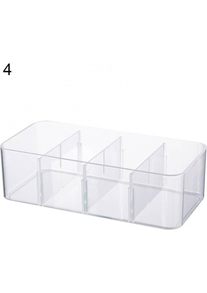 No.4 Tarzı Bölmeler Çorap Iç Çamaşırı Ev Istiflenebilir Saklama Kutusu Çekmece Düzenleyici (Yurt Dışından) fiyatları