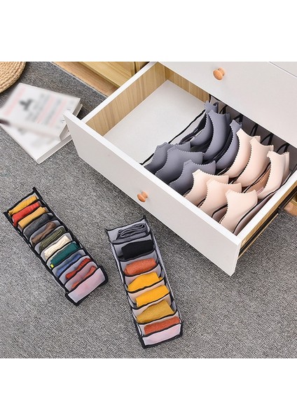G327908 Style Iç Çamaşırı Sütyen Çorap Külot Saklama Kutuları Dolap Organizatörleri Dolap Dolap Ev Organizasyonu Çekmece Bölücü Yatakhane Yerden Tasarruf Edin (Yurt Dışından) indirimleri