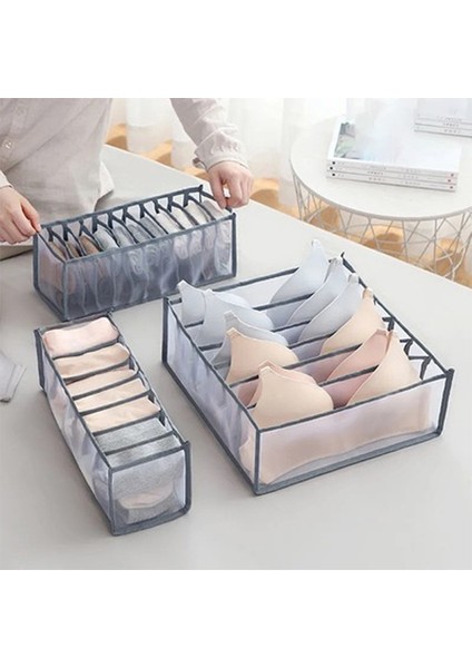 Fildişi Tarzı Iç Çamaşırı Organizatör Giysi Ayrılmış Dolap Kutusu Katlanabilir Bölücü Çekmece Depolama Iç Çamaşırı Atkılar Çorap Sutyen Yıkanabilir (Yurt Dışından) indirimleri