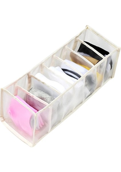 Fildişi Tarzı Katlanabilir Iç Çamaşırı Çekmece Saklama Kutusu Bölme Dolap Tuvalet Masası Giysi Saklama Sutyen Eşarp Kravat Çorap Kutusu (Yurt Dışından) fiyatları