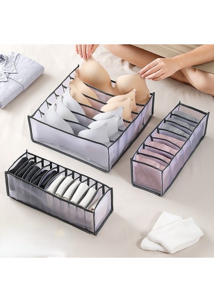 Beyaz 7 Izgara Stili Iç Çamaşırı Sutyen Dolap Organizatör Çorap Ev Ayrılmış Iç Çamaşırı Depolama Çekmecesi Bölücü Sutyen Organizatör Katlanabilir Çekmece Organizatör (Yurt Dışından) modelleri