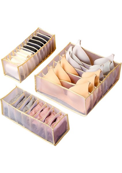 Beyaz 7 Izgara Stili Iç Çamaşırı Sutyen Dolap Organizatör Çorap Ev Ayrılmış Iç Çamaşırı Depolama Çekmecesi Bölücü Sutyen Organizatör Katlanabilir Çekmece Organizatör (Yurt Dışından) indirimleri