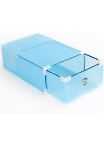 Mavi Stil 31X20X11CM Katlanabilir Plastik Saklama Kutusu Kalınlaşmak Sandık Elbise Ayakkabı Çekmeceleri Ev Için Temizle Depolama Organizatör Yerden Tasarruf Aksesuarları (Yurt Dışından)