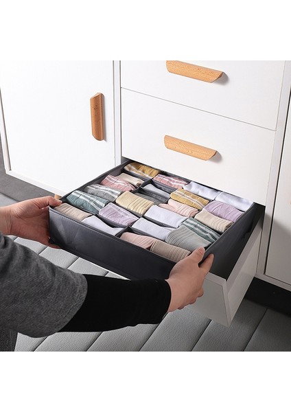 Yeşil Stil 24 Izgara Katlanabilir Saklama Kutusu Klozet Organizatörü Iç Çamaşırı Çekmece Organizatörleri Yıkanabilir Bölücüler Çorap Organizatörleri Giysi Kutusu (Yurt Dışından) fırsatları