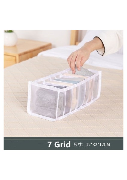 No.9 Tarzı Iç Çamaşırı Saklama Kutusu Kot Giysi Bölmesi Saklama Kutusu Iç Çamaşırı Sutyen Çorap Organizatör Örgü Çekmece Bölücü Yıkanmış Saklama Çantası (Yurt Dışından) fiyatları