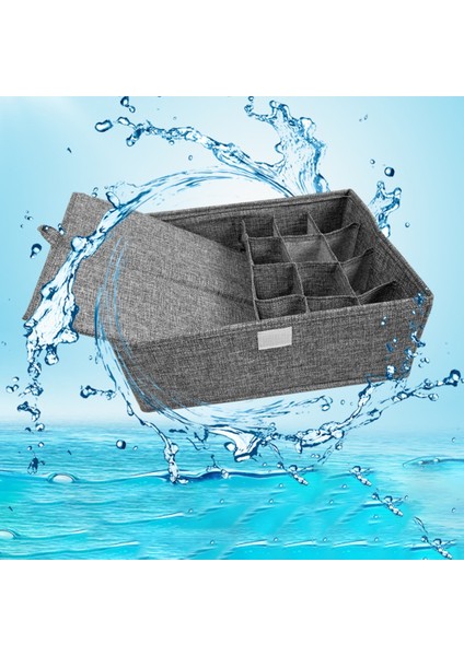 Mavi Stil Kapaklı Iç Çamaşırı Organizatörü Saklama Kutusu Sutyen Külot Iç Çamaşırı Organizatörü Kadın Çekmeceler Için Bölücüler Giysiler Için Organizatör (Yurt Dışından) indirimleri