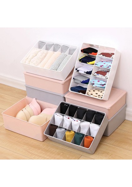Beyaz C Stili Çoklu Izgara Iç Çamaşırı Organizatör Klozet Sütyen Külot Çorap Kravatlar Depolama Çekmecesi Kutusu (Yurt Dışından) fiyatları