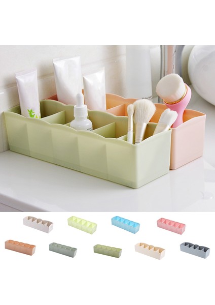 No.4 Tarzı 1-5 Hücre Küçük Eşya Saklama Kutusu 5 Hücre Plastik Kravat Saklama Kutusu Sutyen Çorap Çekmece Organizatör Kozmetik Düzenli Bölücü Ev Aksesuarları (Yurt Dışından) fırsatları