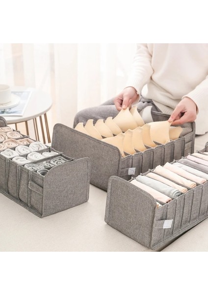 A-15X35X11CM Stili Katlanabilir Çorap Külot Sutyen Organizatör Kutusu Katlanabilir Iç Çamaşırı Saklama Kutusu Kravatlar Külot Çekmece Organizatör Giyim Depolama Organizatör (Yurt Dışından)