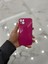 Apple iPhone 15 Plus Kamera Korumalı Simli Renkli Fuşya Silikon Kılıf 1
