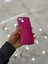 Apple iPhone 15 Plus Kamera Korumalı Simli Renkli Fuşya Silikon Kılıf 2