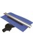 Vitra 59980476000 Eco-Flow V-Flow DK100 40 cm Duş Kanalı - Mat Krom Yandan 1