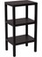 3 RAFLI SİYAH MODÜLER ÜNİTE PLASTİK 38x29x74 cm (3791) 1