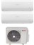 A+ 36000 BTU 1 Dış + 2 Iç Ünite 24000 + 12000 BTU Multi Inverter Klima 1
