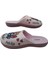 Kız Çocuk Pembe Kedi Köpek Figürlü Ev Içi Terlik GZRR62-028 1
