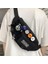 Crossbody Çanta Omuz Gündelik Bel Çantası Siyah (Yurt Dışından) 3