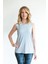 Sırt Detaylı Leaf T-Shirt Gri 2