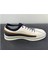 Erkek Deri Kaçuk Taban Sneaker 9011 Siyah-Beyaz 3