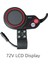 Qs-S4 72V Başparmak Gaz Kelebeği LCD Ekran Ölçer + Anahtar Düğmesi Sadece Sıfır 11X Elektrikli Scooter 6pın Ekran Için (Yurt Dışından) 2