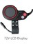 Qs-S4 72V Başparmak Gaz LCD Ekran Ölçer + 3pın Kontak Kilidi Anahtarı Sadece Sıfır 11X Elektrikli Scooter 6pın Ekran Için (Yurt Dışından) 2