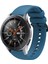 Samsung Galaxy Watch 3 45MM Uyumlu Kordon Yumuşak Dokulu Soft Renk Tokalı Silikon Kayış 2