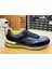 H&Ş-3212 Erkek Günlük Deri Sneaker Ayakkabı Siyah Sarı 4