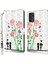 A13 Için 4G/5G/A04S 4g (164.7 x 76.7 x 9.1 Mm) Pu Deri Flip Case 3D Yaratıcı Yaratıcı Desen Baskı Tasarım Standı Cüzdan Çarenpli Güllü Manyetik Kapak (Yurt Dışından) 1