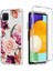 Samsung Galaxy A22 5g (Ab Versiyonu) Pc Çerçevesi+Tpu Kapağı 2'si 1 Arada Şık Desen Baskı Geri Kapak Etkin Çiçek (Yurt Dışından) 1