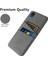 Samsung Galaxy A23E Çizgiye Dönüş Bezi Doku Telefon Kılıfı Çift Kart Yuvaları Pc Koruyucu Arka Kapak Grey (Yurt Dışından) 2