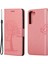 Samsung Galaxy S23+, Pu Deri Baskılı Baykuş Ağacı Deseni Manyetik Toka Flip Cüzdan Kılıfı Stand-Pink ile Tam Koruma Telefon Kapağı (Yurt Dışından) 2