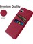 Samsung Galaxy A04 4g (164.4 x 76.3 x 9.1 Mm) Bez Dokusu Telefon Kasası Çift Kart Yuvaları Çarpma Geçirmez Pc Koruyucu Arka Kapak Kırmızısı (Yurt Dışından) 2