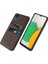 Samsung Galaxy A23E Çizgiye Dönüş Bezi Doku Telefon Kılıfı Çift Kart Yuvaları Pc Koruyucu Arka Kapak Kahverengi (Yurt Dışından) 1