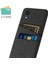 Samsung Galaxy A23E Kumaş Doku Çift Kart Yuvaları Telefon Geri Kılıf Sabit Pc Bırak-Kötü Kapak Black (Yurt Dışından) 2