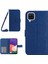 Samsung Galaxy A22 4g (Ab Versiyonu) HT04 Cilt Touch Baskılı Ayçiçeği Telefon Kapağı Pu Deri Deri Katlanabilir Stand Anti-Çizelge Anti-Çizelge Cüzdan Kılıfı Omuz Kayışı Sapfir (Yurt Dışından) 2