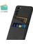 Samsung Galaxy S23+ Bez Doku Telefon Kılıfı Çift Kart Yuvaları Sert Pc Telefon Geri Kapak Black (Yurt Dışından) 2