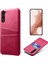 Samsung Galaxy S23+ Çift Kart Yuvaları Pu Deri Kaplamalı Pc Kapağı Damla Geçirmez Koruyucu Telefon Kılıfı (Yurt Dışından) 2