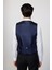Slim Fit Dar Kesim 3 Cepli 4 Mevsim Düz Gri Erkek Yelek 5